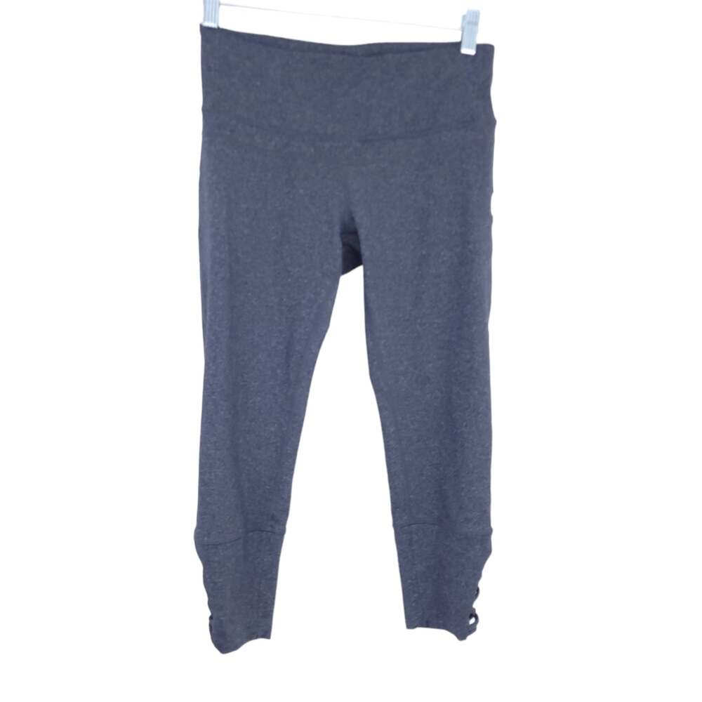 PrAna Workout Leggings Small Gray Yoga Athletic Pants Activewear Capris